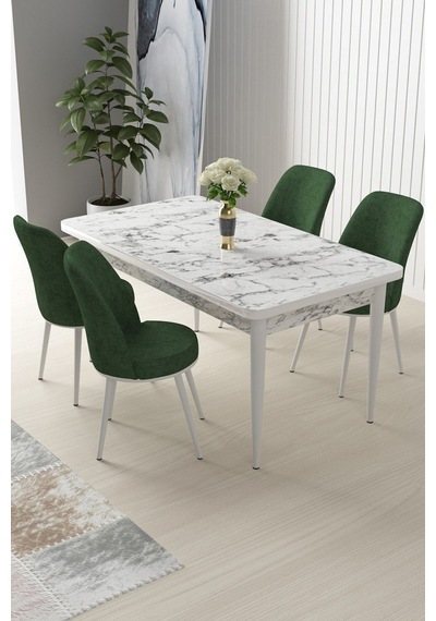 Canisa Nil Serisi 70x110 Sabit Mutfak Masası Takımı Beyaz Mermer Desen Masa 4 Haki Yeşil Sandalye Masa Beyaz Mermer Desen Sandalye Haki Yeşil Canisa Nil Serisi 70x110 Sabit Mutfak Masası Takımı Beyaz Mermer Desen Masa 4 Haki Yeşil Sandalye Masa Beyaz Mermer Desen Sandalye Haki Yeşil