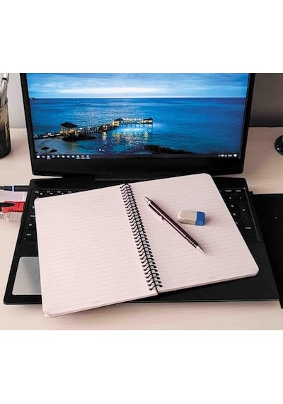 Natural Journal A5 Spiralli Sert Kapak Defter 80 Yaprak 160 Sayfa , Çizgili Günlük, Ofis Ve Hediye Kullanım Çok Renkli