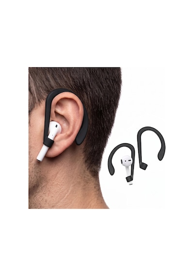 Silikon Kulaklık Kancası 2 Li Set Saplı Bluetooth Kulaklıklar İçin Düşme Önleyici Esnek Kulak Askısı, Spor Ve Günlük Kullanım Siyah Siyah Silikon Kulaklık Kancası 2 Li Set Saplı Bluetooth Kulaklıklar İçin Düşme Önleyici Esnek Kulak Askısı, Spor Ve Günlük Kullanım Siyah Siyah