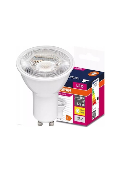 Ledvalue 6,9w 80w Par16 Spot Ampul Sıcak 3000k - Gu10 Duy Sku: Smg8690010155825 Açık Kahverengi
