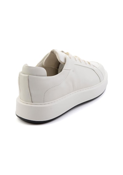 Bambi Beyaz Hakiki Deri Erkek Sneaker E01549290503