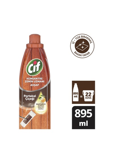 Konsantre Zemin Uzmanı Ahşap 895 ml