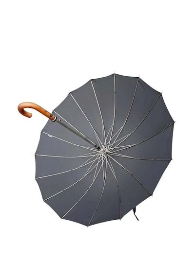 Newdaki 16 Çelik Telli Premium Lüx Erkek Protokol Ahşap Saplı Baston Şems Siyah