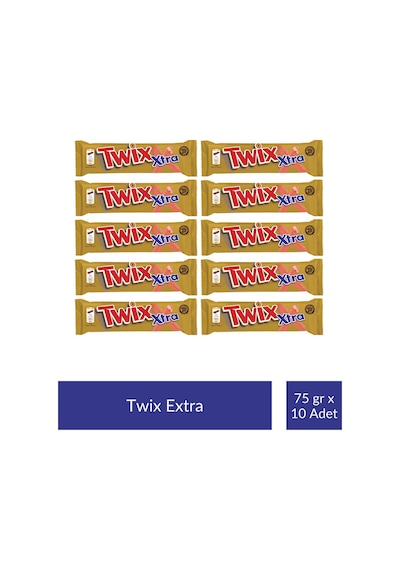 Twix Extra 75 Gr X 10 Adet