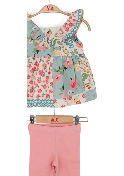 Nk Kids Kız Bebek Joy Takım Nk-11600-y Ekru Pudra