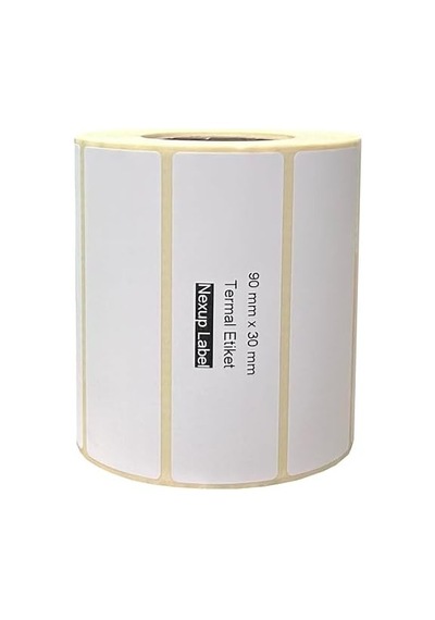 90x30 Mm Termal Etiket, Barkod/adres/kargo Termal Etiketleri, Ve Diğer Yazıcılarla Uyumlu
