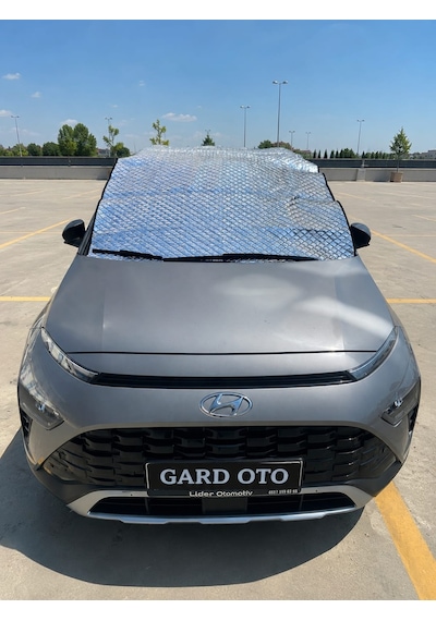 Gard Oto Araç Oto Araba Branda Ön Ve Tavan Yarım Branda Güneş Buz Kar Ve Dolu Koruyucu Örtü Güneşlik Universal