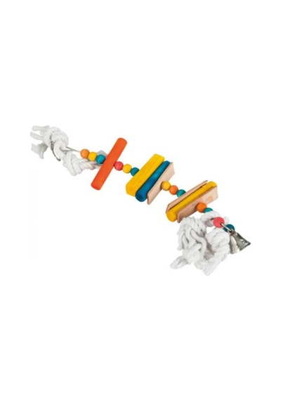 Doğal Ahşap Kuş Oyuncağı 35 Cm