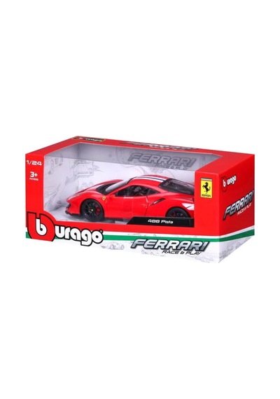 Bburago 1:24 Ferrari 488 Pista Model Araba Çok Renkli