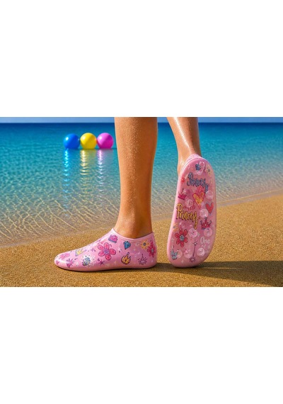 Gripptoes Kaymaz Damla Tabanlı Deniz&havuz Çorabı D2 Çok Renkli