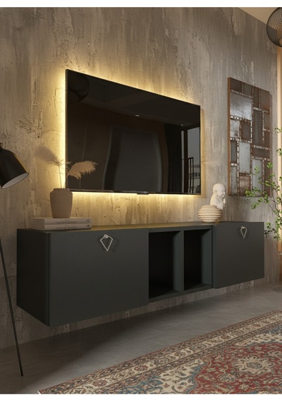 Resital Tv Ünitesi S1240-4 Antrasit Antrasit