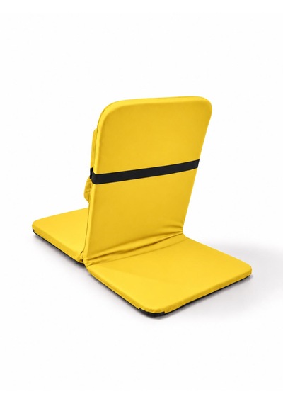 Meditasyon Sandalyesi İlave Yastıklı Backjack Xl Yoga, Nefes, Meditasyon Sandalyesi Duck Kumaş Sarı