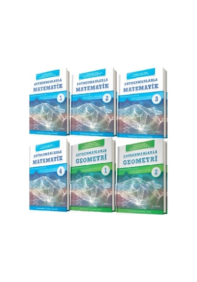 Antrenmanlarla Matematik 1-2-3-4 + Geometri 1-2 Set 6 Kitap Antrenman Yayınları 9