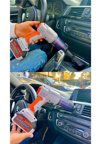 Miaxtreme 25,000mah Güçlü Emme+üfleme 20.000pa Yedek Batarya+filtre Argonomik Kullanışlı Araç Içi Süpürge