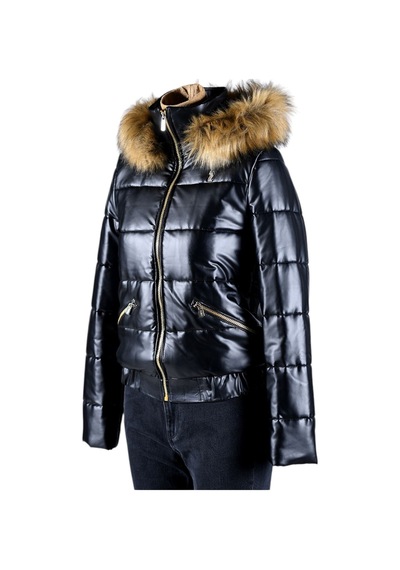 U.S. Polo Assn. Kadın Deri Mont Wp24012 Siyah