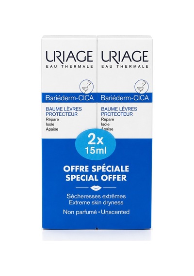 Bariederm Cica Lips Protecting Balm 15 Ml İkili