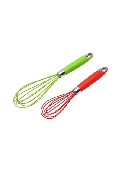 Orret Home Büyük Boy Silikon Çırma Teli,silikon Çırpıcı,yumurta,ayran Ve Pasta İçin Çırpma Teli 2 Diğer