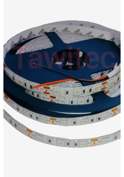 3 Çipli Silikonlu Şerit Led Mavi Renk 12 Volt Dış Mekan 5050