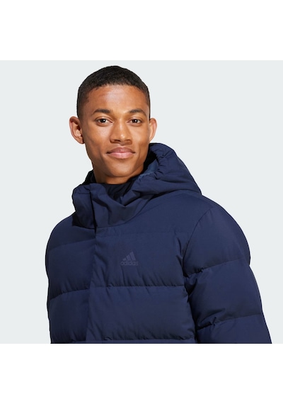 Adidas Erkek Helionic Hooded Down Mont Lacivert Mont Iz4701 001