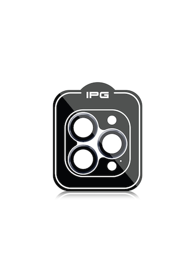 Apple Uyumlu iPhone 16 Pro / Pro Max İçin Ipg Kamera Lens Koruyucu - Siyah