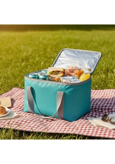20 Lt Eco Termal Çanta -piknik Çantası,soğutucu Buzluk Çanta-308 Turkuaz