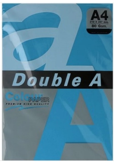 Double A Renkli Fotokopi Kağıdı 100 Lü A4 80 Gr Koyu Mavi