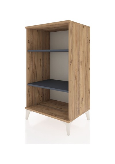 Hyperion Komodin 2 Raflı 60x44x106 Çam-antrasit Atlas Çam