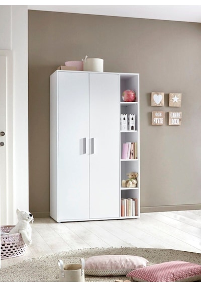 Asil Giyinme Dolabı - Çok Amaçlı Dolap - Gardırop 110 Cm-2 Kapaklı-çocuk Odası Dolabı-kitaplıklı Asil Giyinme Dolabı - Çok Amaçlı Dolap - Gardırop 110 Cm-2 Kapaklı-çocuk Odası Dolabı-kitaplıklı