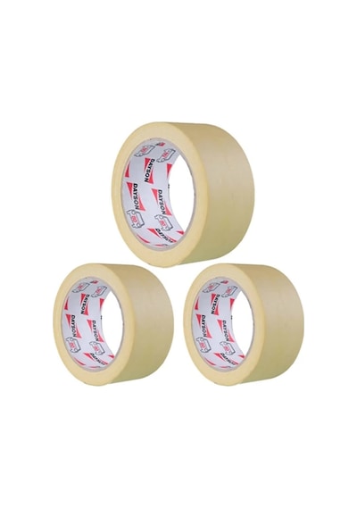 Dayson Kağıt Maskeleme Bandı 48 Mm X 35 Mt , 3 Adet, Beyaz