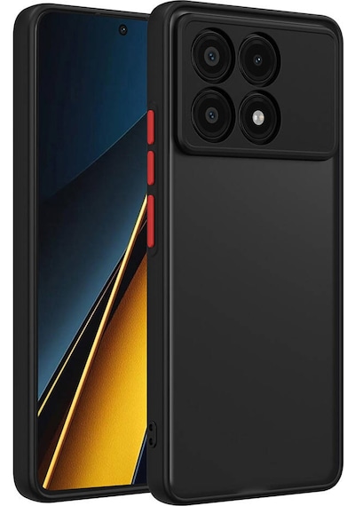 Xiaomi Poco X6 Pro Uyumlu Kılıf Zore Hux Kapak-siyah Siyah