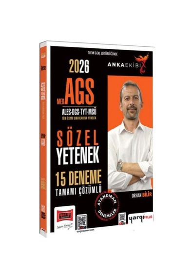 Yargı Yayınları 2026 Meb Ags Ales Dgs Tyt Msü Anka Ekibi Sözel Yetenek Tamamı Çözümlü 15 Deneme