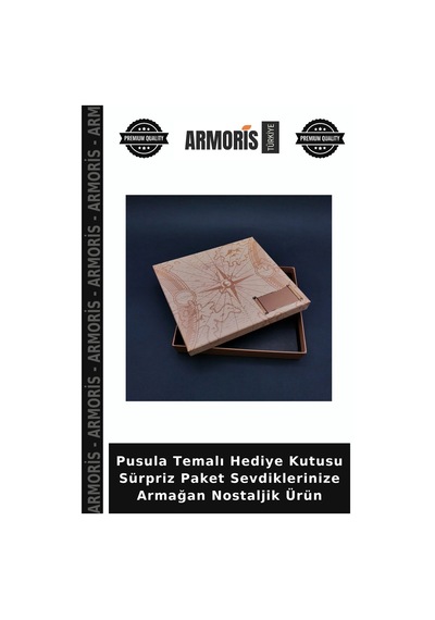 Pusula Temalı Hediye Sürpriz Paket Sevdiklerinize Armağan Nostaljik Ürün Çok Renkli