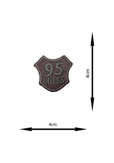 Ütü Ile Yapışan Arma - Patch - Delik Yama Set-4 Modeli Gri 4'lü Set - 327723867