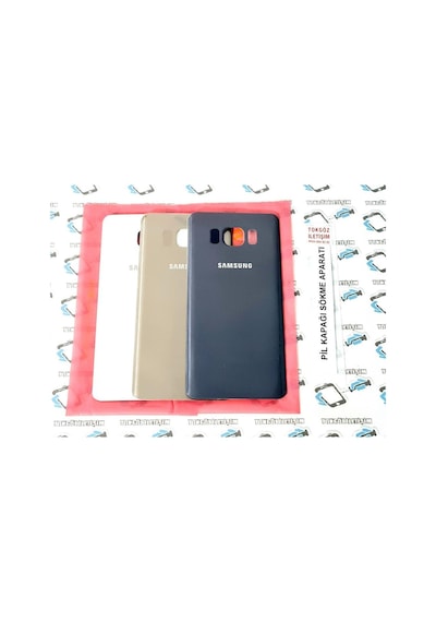 Samsung Uyumlu Galaxy Note 5 Arka Pil Batarya Kapağı (Cam) (146573581)