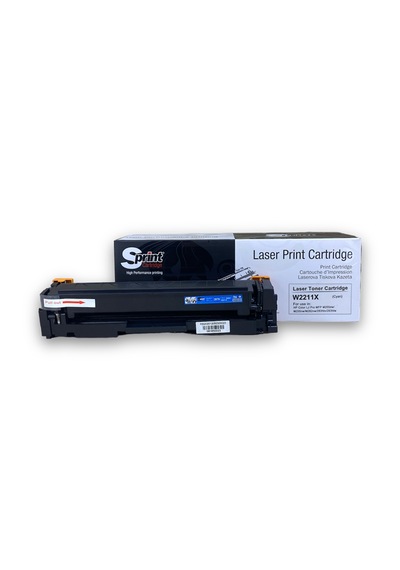 Sprint Hp W2210x 207x Uyumlu Mavi Toner Çipli Pro Mfp M255dw/m255nw/m282nw/283fdn/283fdw