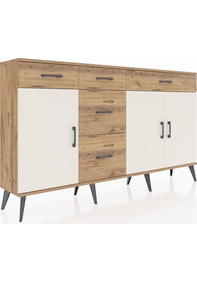 Arges Konsol 2 Raflı 5 Çekmeceli 3 Kapaklı 176x30x99 Çam-aytaşı/çam Aytası/atlas Çam - Atlas Çam Arges Konsol 2 Raflı 5 Çekmeceli 3 Kapaklı 176x30x99 Çam-aytaşı/çam Aytası/atlas Çam - Atlas Çam