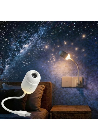 Tr Galaksi Projektör Gece Lambası, Yıldız Yansıtmalı Usb Işık Diğer