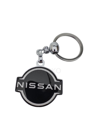 Yüksek Kaliteli Nissan Logolu Damla Baskılı Şık Hediyelik Araç Anahtarlığı