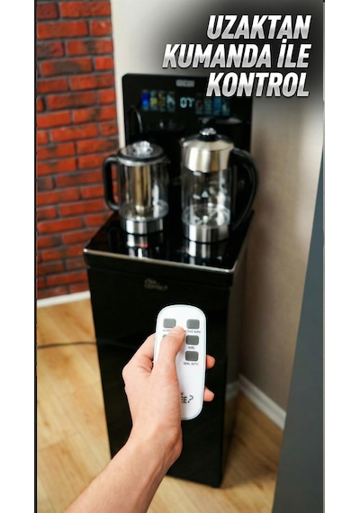 GEN 1412 Tea Or Coffee Çay - Türk Kahvesi - Filtre Kahve - Soğuk Su ve Sıcak Su - Akıllı Su Sebili - Çay Kahve Makinesi