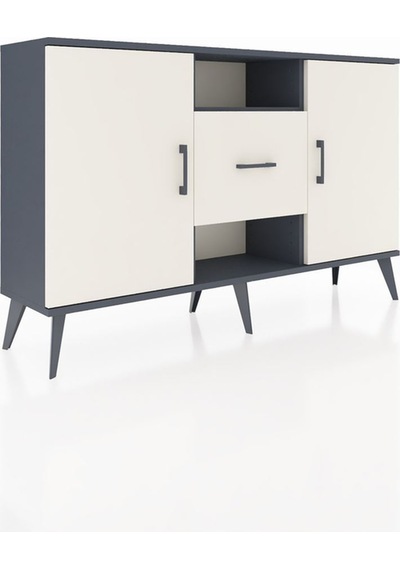 Arges Konsol 3 Raflı Tek Çekmeceli 2 Kapaklı 132x30x83 Antrasit-aytaşı/aytaşı Aytaşı/aytaşı Arges Konsol 3 Raflı Tek Çekmeceli 2 Kapaklı 132x30x83 Antrasit-aytaşı/aytaşı Aytaşı/aytaşı