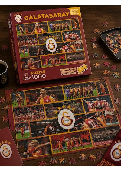 Mythos 1000 Parça Puzzle Galatasaray 2025/2026 Sezonu 68 X 48 Cm Resmi Lisanslı