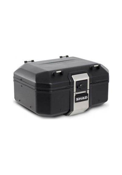 Shad Motosiklet Çanta - Topcase - Tr37 Terra Black Edition Arka Çanta 37lt Kask Siğmaz Standart