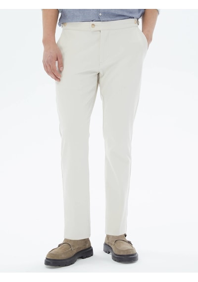 Kip Bej Dokuma Casual Pantolon 406807 Bej