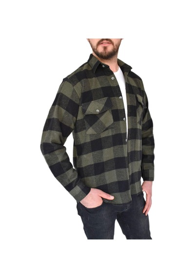 Erkek Oduncu Çift Cep Kapaklı Regular Fit Gömlek Bgl-st02338 001