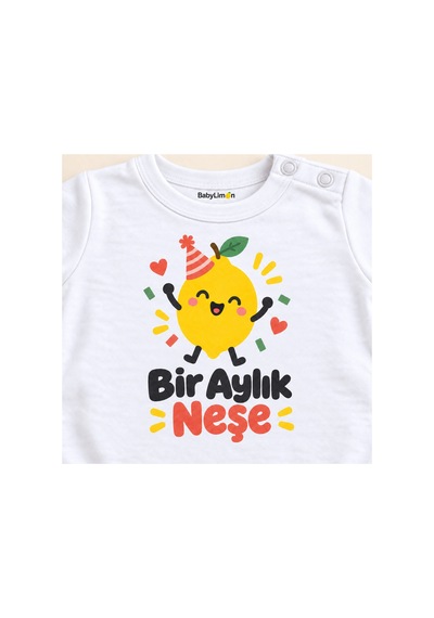 Babylimon Bir Aylık Neşe Beyaz Kısa Kollu Çıtçıtlı Bebek Zıbını Beyaz - Bir Aylık Neşe - 928161925 Beyaz - Bir Aylık Neşe Babylimon Bir Aylık Neşe Beyaz Kısa Kollu Çıtçıtlı Bebek Zıbını Beyaz - Bir Aylık Neşe - 928161925 Beyaz - Bir Aylık Neşe