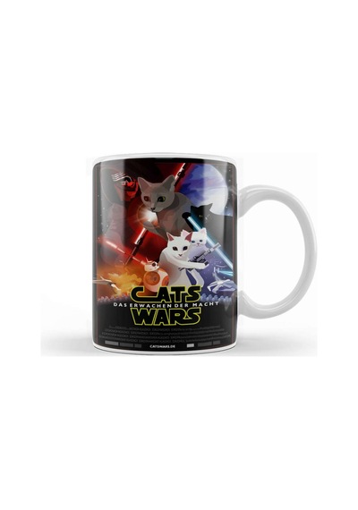 Star Cat Wars 012 Kupa Bardak Porselen Karışık