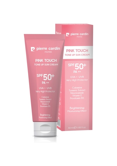 Pierre Cardin Ton Eşitleyici Aydınlatıcı Yüz Güneş Kremi Pink Touch Tone-up Spf50+/pa++ 50 Ml
