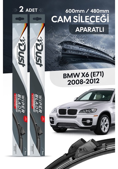 Bmw X6 2008-2012 Uyumlu Silecek Takımı 600mm/480mm S16