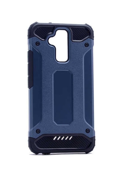 Noktaks - Asus Zenfone 3 Max Zc520tl Uyumlu - Kılıf Çift Katman Koruyucu Crash Military Tank Kılıf - Mavi Mavi