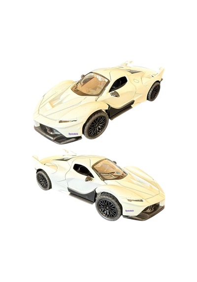 Ferrari Metal Yeni Model K.açılan Işıklı Sesli Diecast Araba 13 Cm Diğer